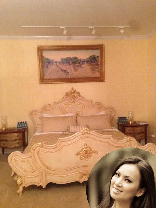 Phòng ngủ hoàng gia cổ điển đắt giá của sao nữ - 3