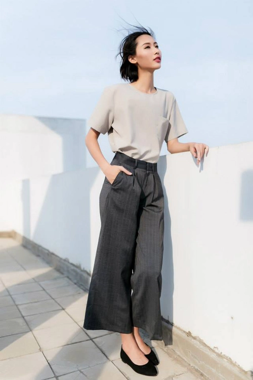 Quần culottes đánh chiếm các ngóc ngách thời trang việt - 4