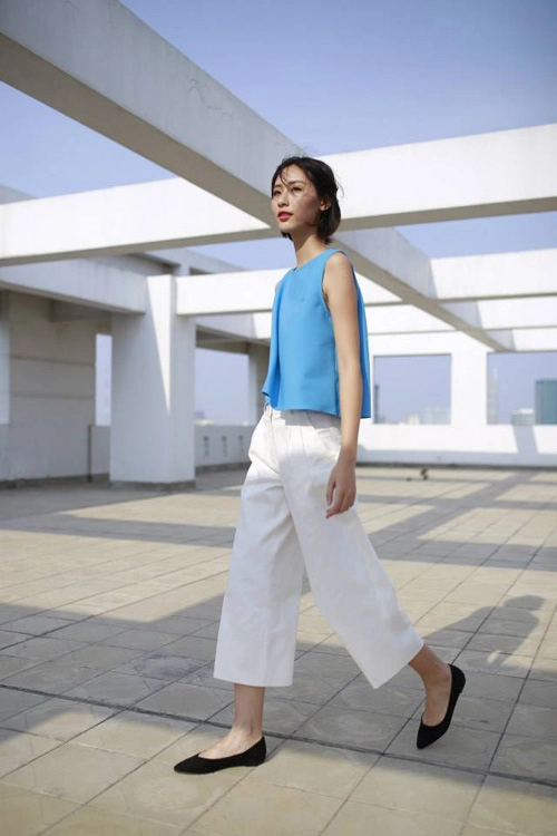 Quần culottes đánh chiếm các ngóc ngách thời trang việt - 5