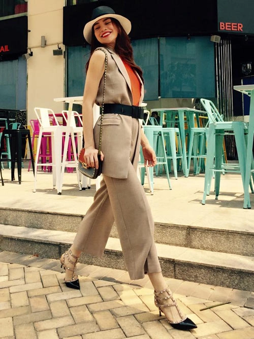 Quần culottes ngày càng tăng độ hot nhờ sao việt - 3