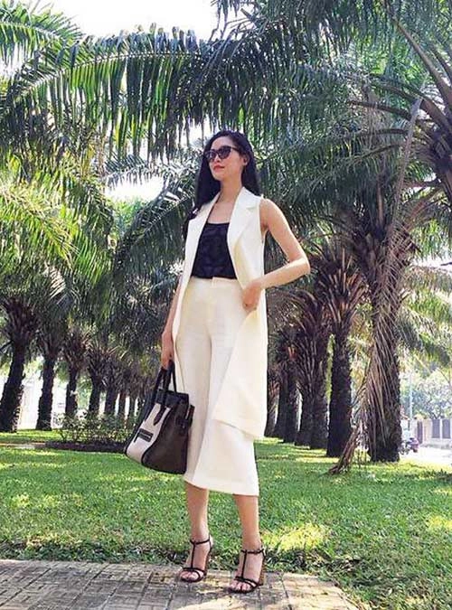 Quần culottes ngày càng tăng độ hot nhờ sao việt - 16