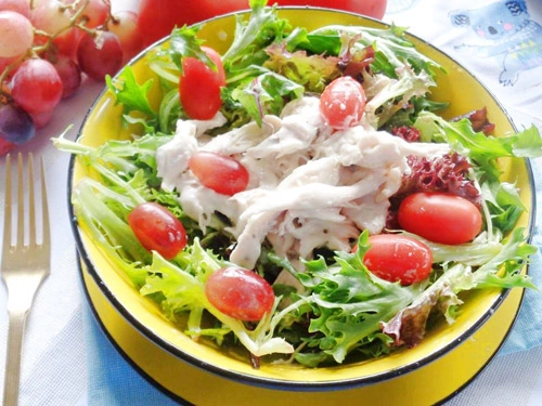 Salad ức gà sốt sữa chua ngon mà không béo - 4