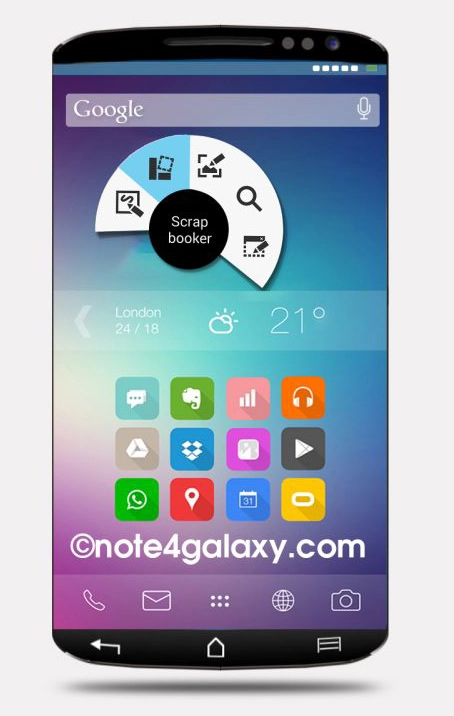 Samsung galaxy note 4 với thiết kế mới - 1