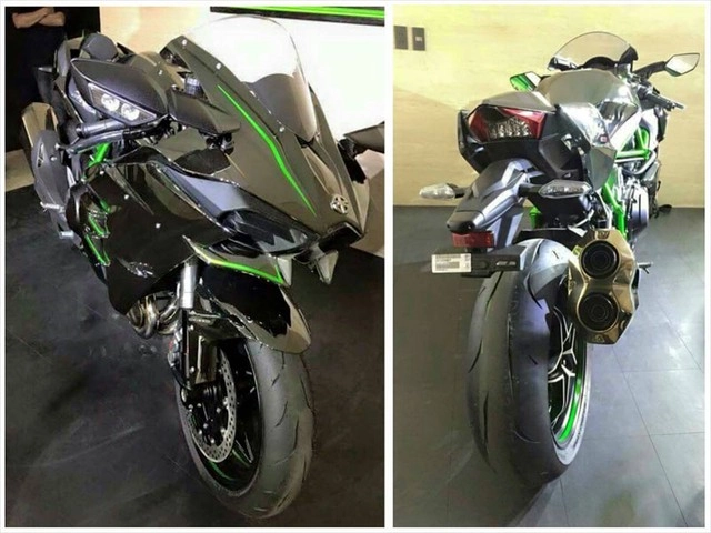 Siêu môtô kawasaki ninja h2 đã về việt nam - 1