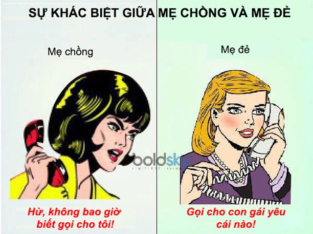 Sự khác biệt giữa mẹ chồng và mẹ đẻ - 2