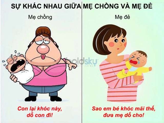 Sự khác biệt giữa mẹ chồng và mẹ đẻ - 3