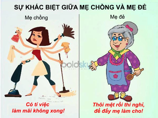 Sự khác biệt giữa mẹ chồng và mẹ đẻ - 4