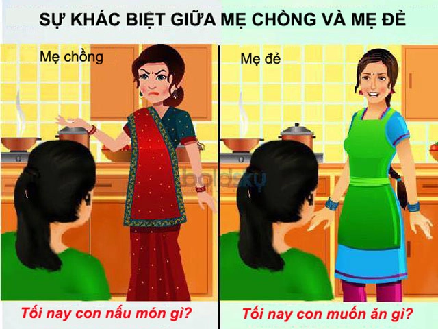 Sự khác biệt giữa mẹ chồng và mẹ đẻ - 5