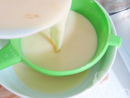 Thạch si rô mận nhân bánh flan - 3