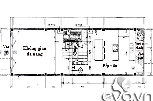 Thiết kế nhà liền kề 60m2 hiện đại ấm cúng - 2