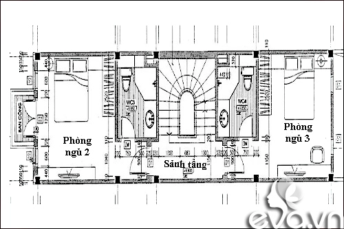 Thiết kế nhà liền kề 60m2 hiện đại ấm cúng - 13