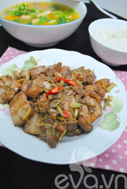 Thịt kho ruốc sả ngày thu - 8