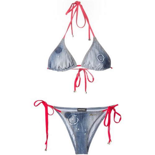 Thu này rộn ràng bãi biển với bikini denim - 11