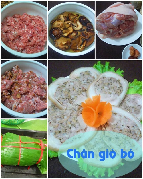 Thực đơn chân giò bó canh hến chua - 1