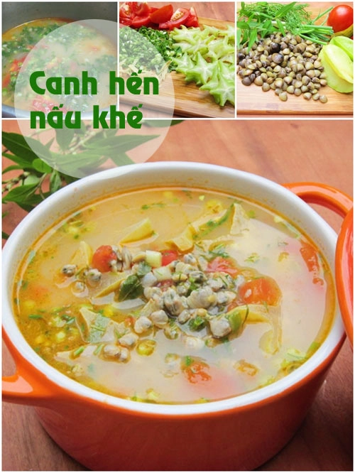 Thực đơn chân giò bó canh hến chua - 2