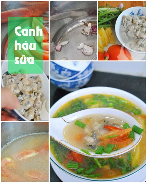 Thực đơn sườn xào chua ngọt canh hàu - 2