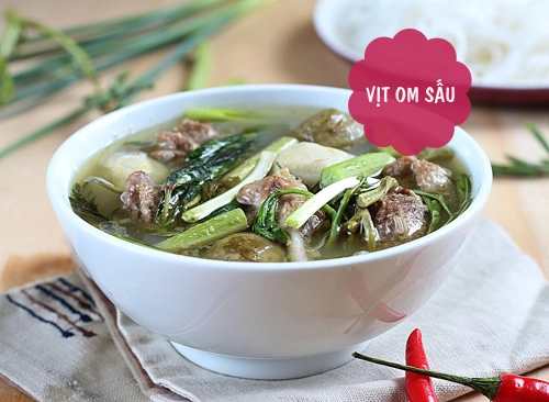 Thực đơn vịt om sấu canh chua cá - 1