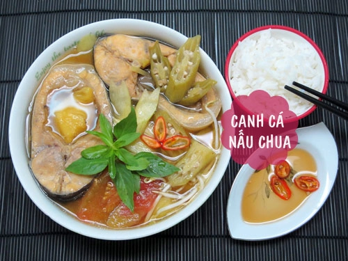 Thực đơn vịt om sấu canh chua cá - 2