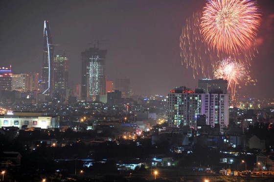 Tp hồ chí minh có 7 điểm bắn pháo hoa dịp tết nguyên đán 2014 - 1