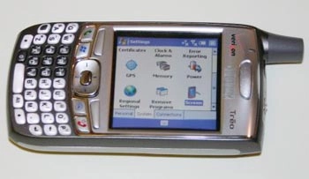 Treo 700 - palm bắt tay windows - 1