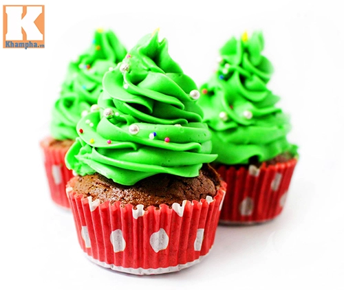 Tự làm bánh cupcake cây thông noel đẹp mắt - 7