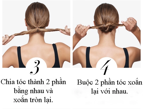 Tự tạo tóc búi giúp nàng sống sót qua ngày nóng - 2