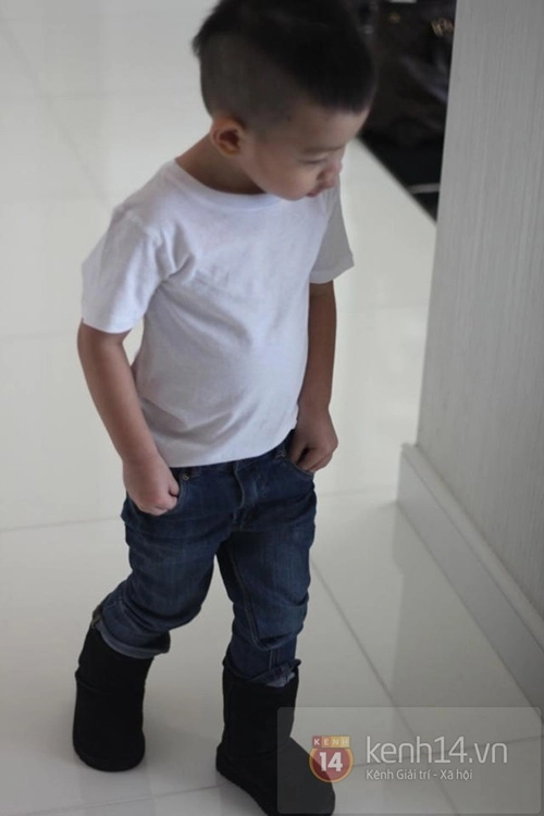 Tuyển tập quần jeans chất lừ của con trai hồ ngọc hà - 13