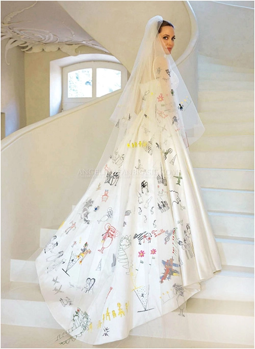 Tuyển tập váy cưới đẹp lung linh của sao hollywood 2014 - 2