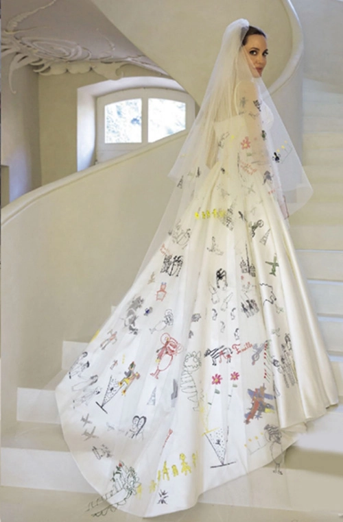 Váy cưới ngân khánh mượn ý tưởng từ angelina jolie - 6