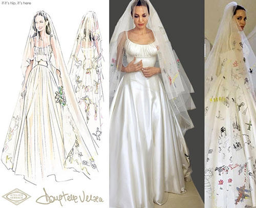 Váy cưới ngân khánh mượn ý tưởng từ angelina jolie - 7