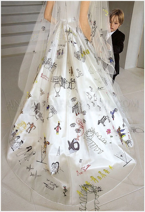 Váy cưới ngân khánh mượn ý tưởng từ angelina jolie - 8