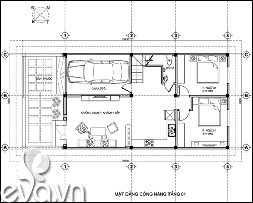 Vay tiền xây nhà 84m2 hiện đại hớp hồn - 1