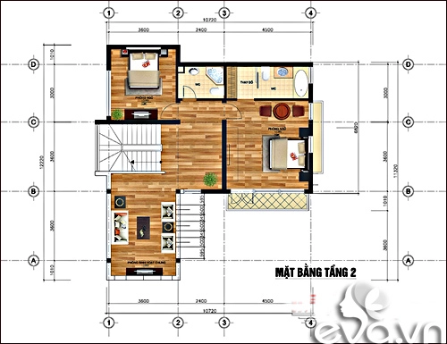 Xây 167m2 nhà 2 mặt tiền hút mắt - 3