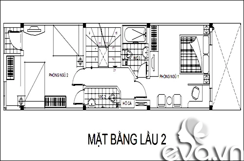 Xây 4 tầng nhà mỹ mãn trên đất 72m2 - 3