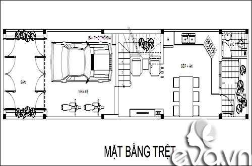 Xây 4 tầng nhà mỹ mãn trên đất 72m2 - 1