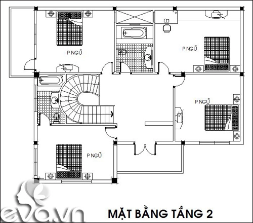 Xây nhà phố 2 tầng mái dốc xinh xắn - 2