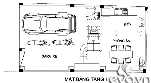 Xây nhà phố 55m2 xinh xắn - 1