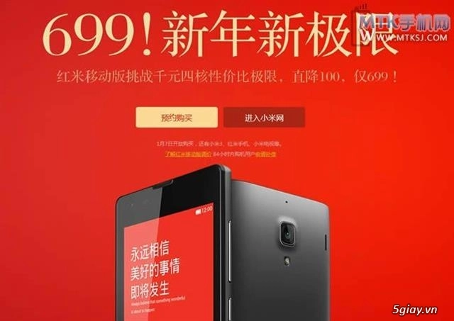 Xiaomi sắp trình làng smartphone lõi tứ giá rẻ màn hình full hd - 1