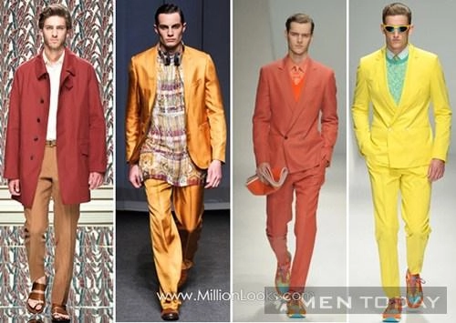 Xu hướng sắc màu và họa tiết thời trang nam giới xuân hè 2013 - 1