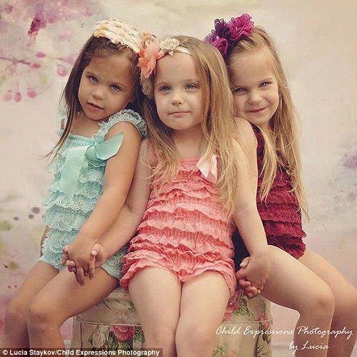 3 bé gái cùng trứng đẹp như thiên thần dưới ống kính của mẹ - 2