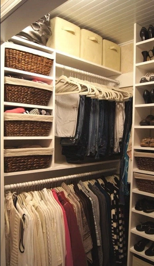 Cách sắp xếp quần áo trong tủ cho nàng nghiện mua sắm - 8