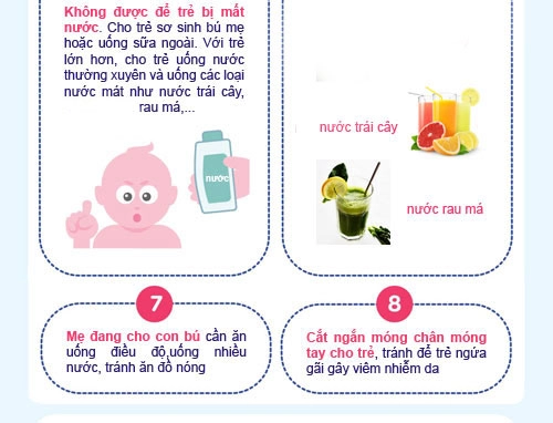 Infographics xử bay rôm sảy mùa hè cho bé - 4