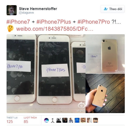 Iphone 7 sẽ có đến 3 phiên bản gồm iphone 7 7 plus 7 pro - 1