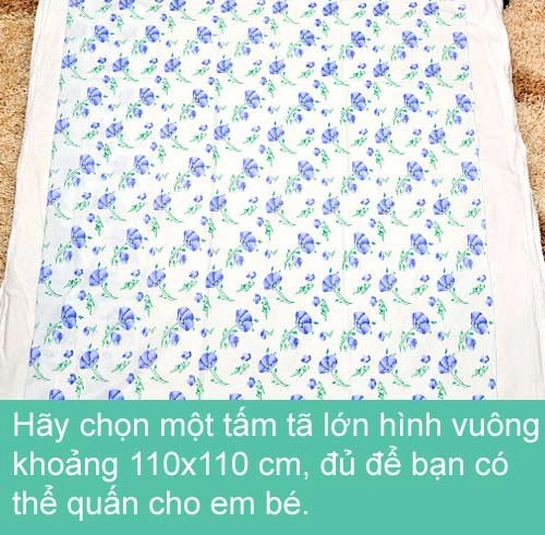 Mẹ khéo quấn tã bé yêu ngủ ngon - 1