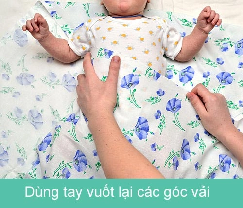 Mẹ khéo quấn tã bé yêu ngủ ngon - 5