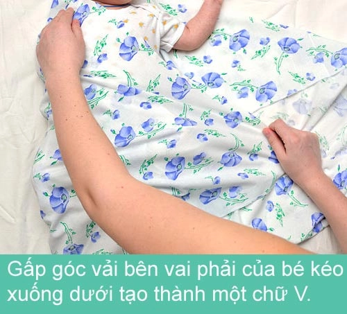 Mẹ khéo quấn tã bé yêu ngủ ngon - 6