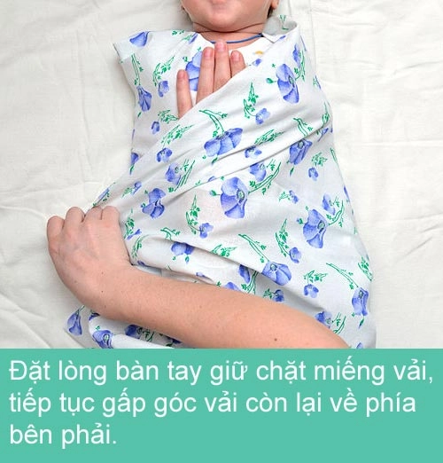 Mẹ khéo quấn tã bé yêu ngủ ngon - 7