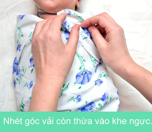 Mẹ khéo quấn tã bé yêu ngủ ngon - 9