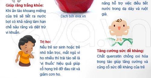 Táo - trái vàng cho sức khỏe của bé - 2