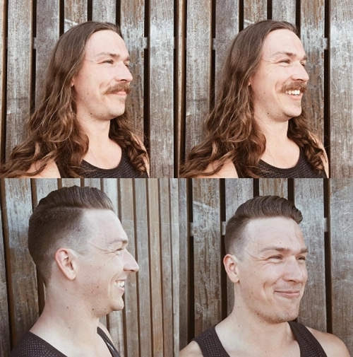 10 trai đẹp chứng tỏ sự khác biệt hoàn toàn sau khi cạo râu - 1